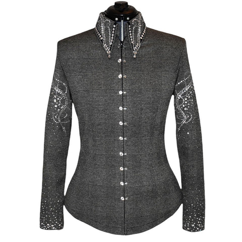 Houndstooth Plaid Show Shirt (M)