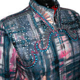 Show Clothes - Pink and Gray All Day Shirt (5X/6X) - Lisa Nelle