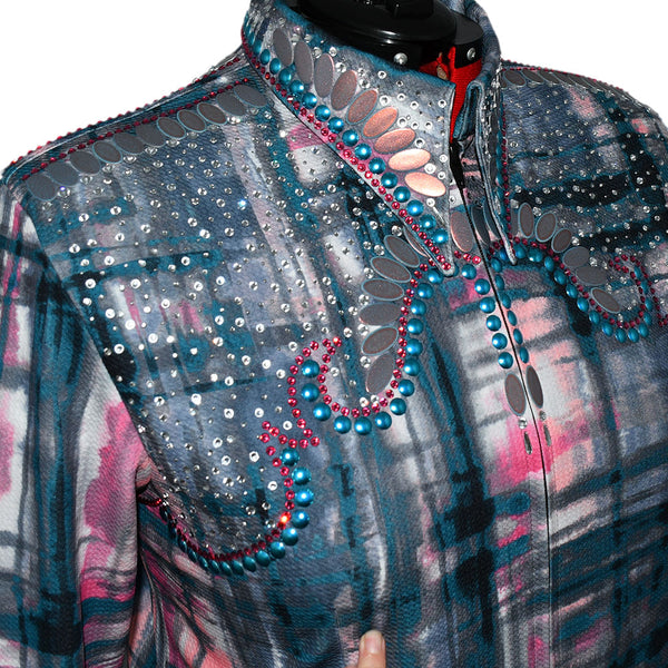 Show Clothes - Pink and Gray All Day Shirt (5X/6X) - Lisa Nelle