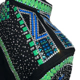 Blue and Green Western All Day Jacket (4X)