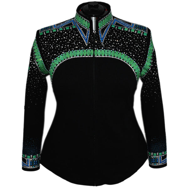 Blue and Green Western All Day Jacket (4X)