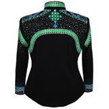 Blue and Green Western All Day Jacket (4X)