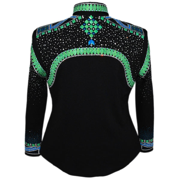 Blue and Green Western All Day Jacket (4X)