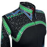 Blue and Green Western All Day Jacket (4X)