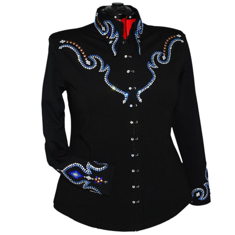 Sapphire and Mocha Western All Day Jacket (4X)