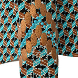 Show Clothes - Copper and Teal Show Shirt (1X) - Lisa Nelle