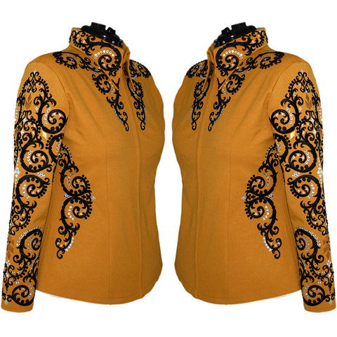 Golden Black Showmanship Jacket (1X/2X)