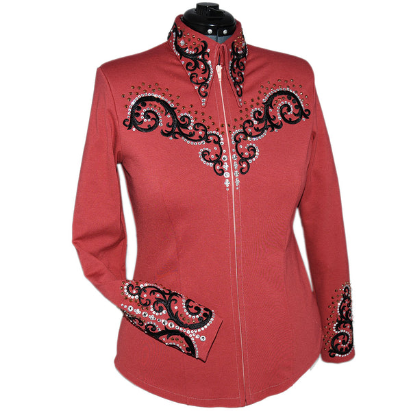 Show Clothes - Mauve Rose All Day Jacket (XL) - Lisa Nelle