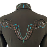 Show Clothes - Deep Gray Green Showmanship Suit (L/XL) - Lisa Nelle