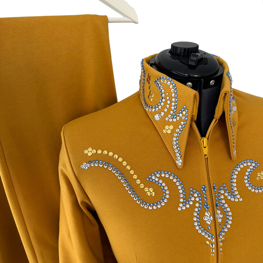 Show Clothes - Golden Showmanship Suit (S/M) - Lisa Nelle