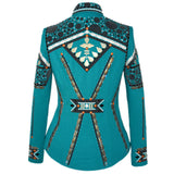 Show Clothes - Turquoise Showmanship Suit (S) - Lisa Nelle