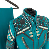 Show Clothes - Turquoise Showmanship Suit (S) - Lisa Nelle