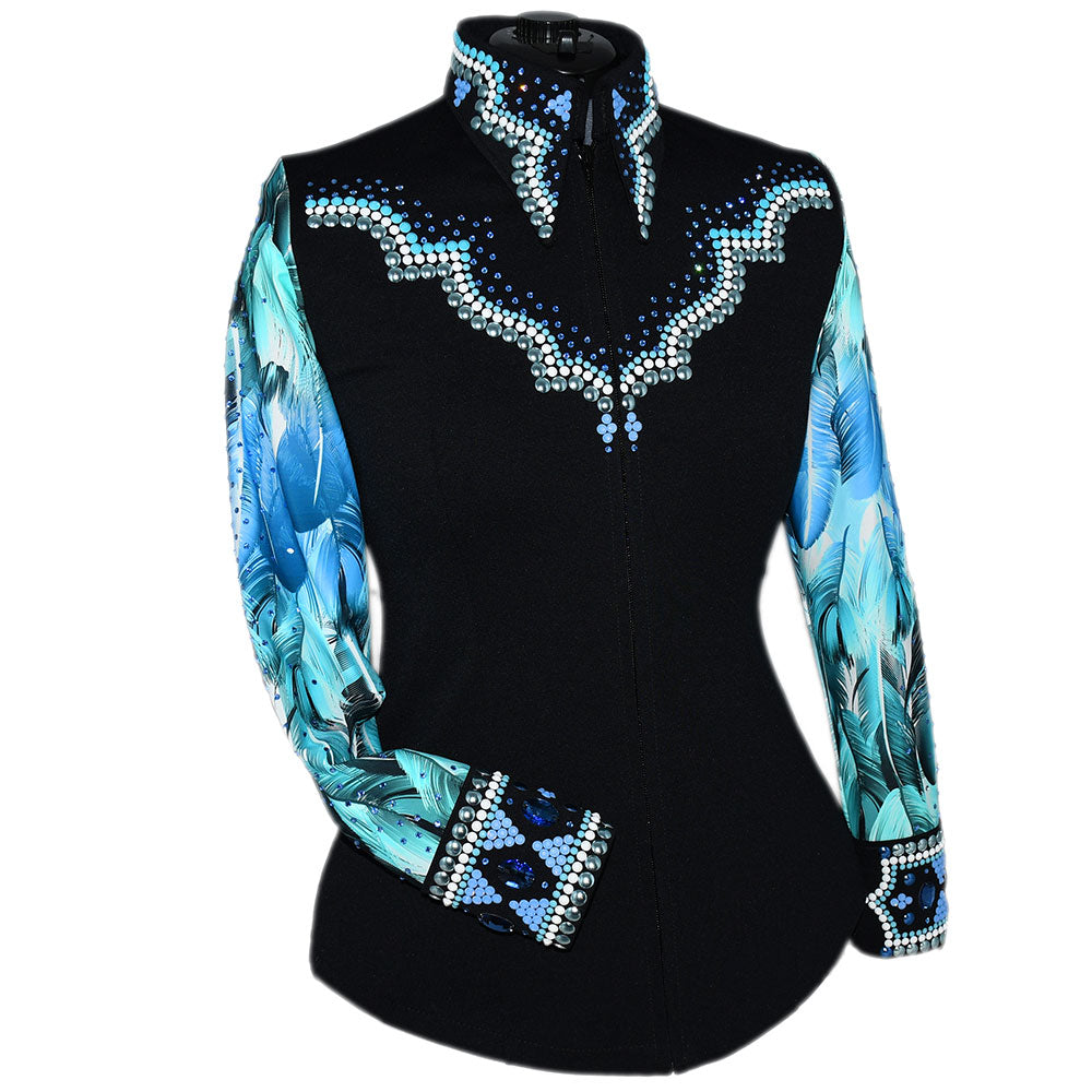 Show Clothes - Feathers Show Shirt (M/L) - Lisa Nelle