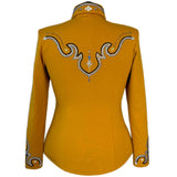 Show Clothes - Golden Light Sapphire Show Shirt (L) - Lisa Nelle