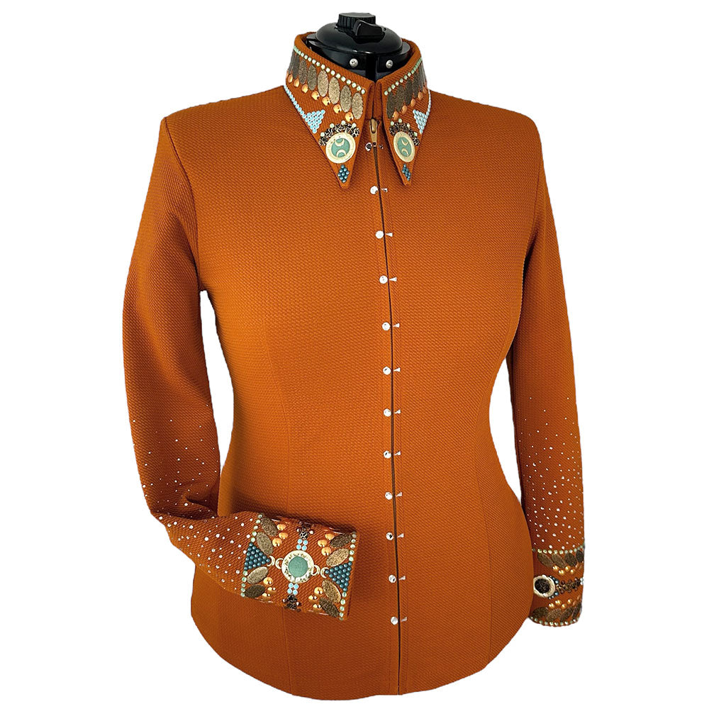 Show Clothes - Rust Show Shirt (XL) - Lisa Nelle