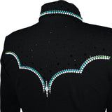 Show Clothes - Teal and Peridot Riding Jacket (M/L) - Lisa Nelle