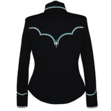 Show Clothes - Teal and Peridot Riding Jacket (M/L) - Lisa Nelle