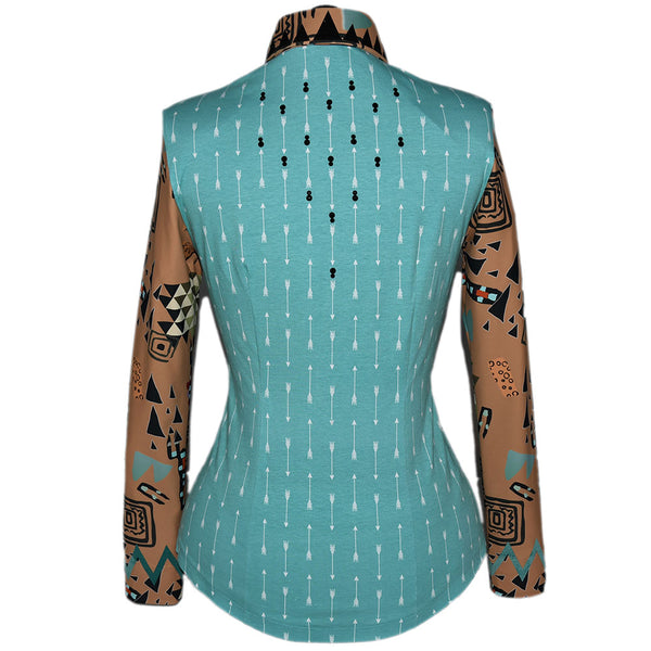 Show Clothes - Native Arrows Show Shirt (S/M) - Lisa Nelle