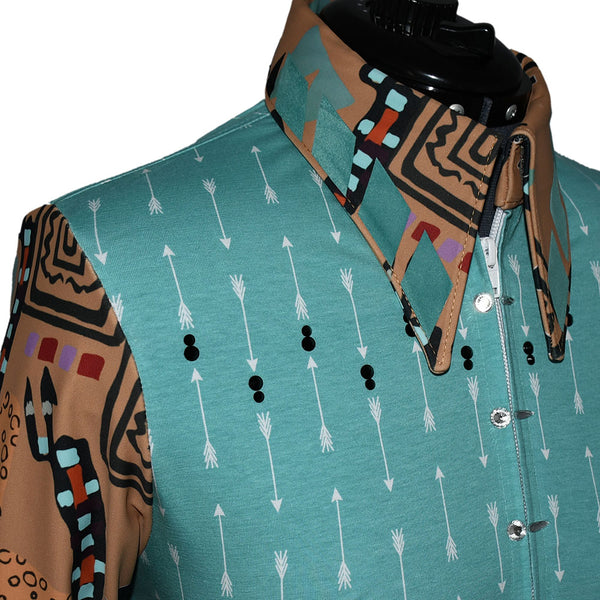 Show Clothes - Native Arrows Show Shirt (S/M) - Lisa Nelle
