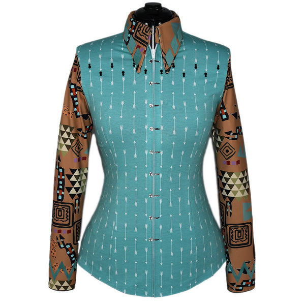 Show Clothes - Native Arrows Show Shirt (S/M) - Lisa Nelle