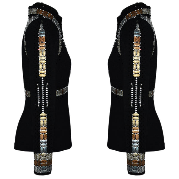 Show Clothes - Warm Tones Showmanship Jacket (XS) - Lisa Nelle