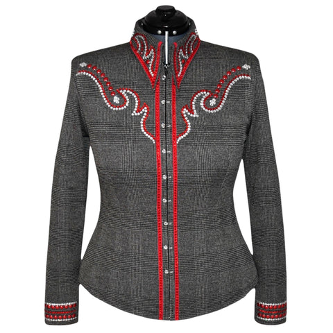Glen Plaid and Red Show Shirt (L)