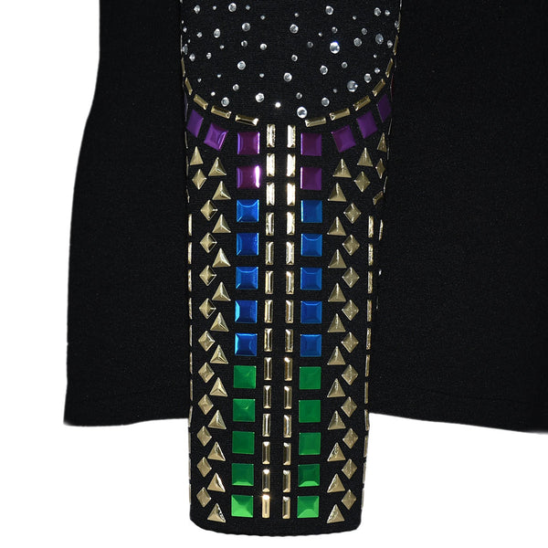 Show Clothes - Rainbow Gold All Day Jacket (2X) - Lisa Nelle