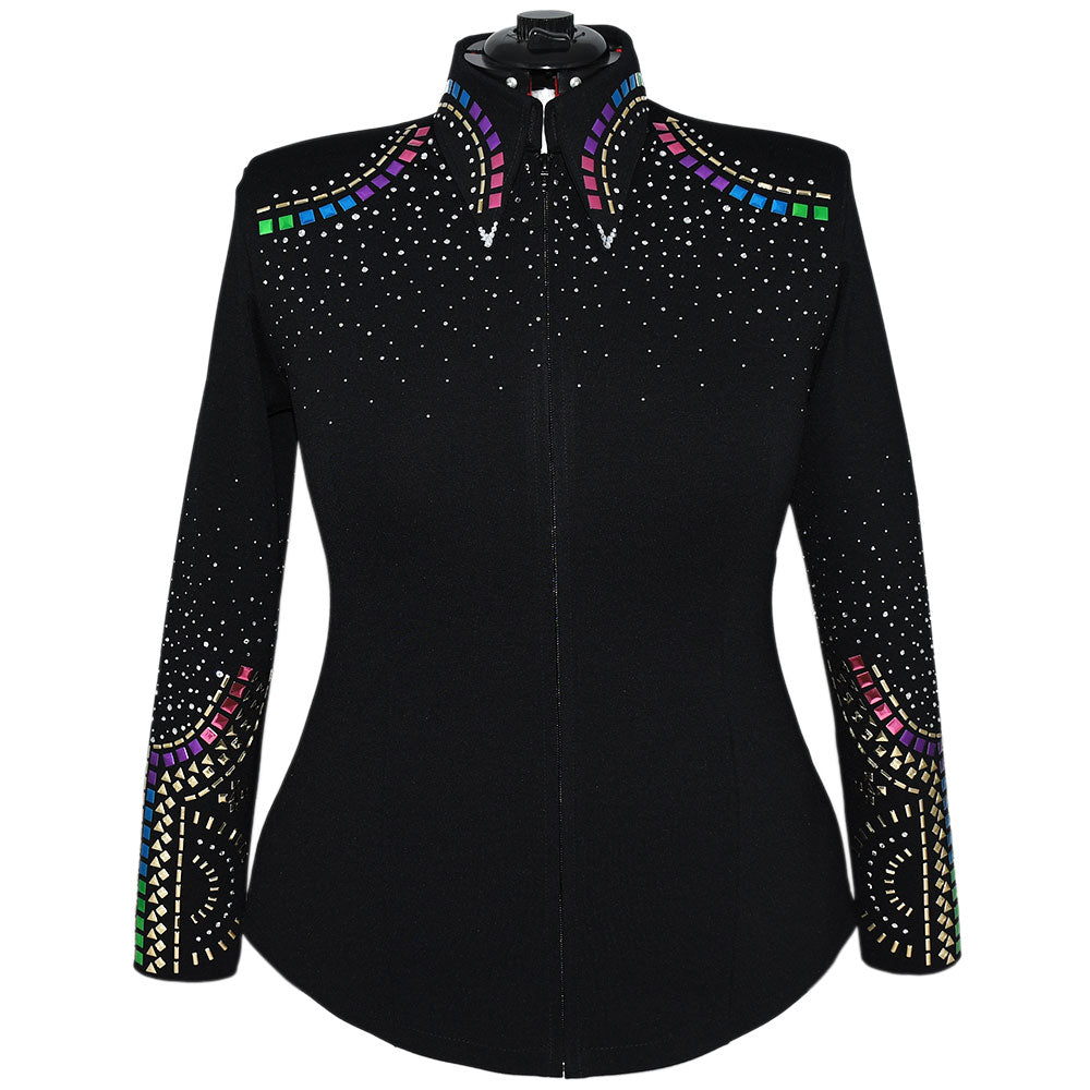 Show Clothes - Rainbow Gold All Day Jacket (2X) - Lisa Nelle