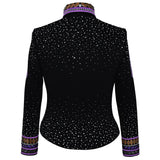 Show Clothes - Purple and Brown Show Jacket (M-Petite) - Lisa Nelle
