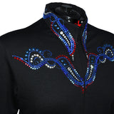 Show Clothes - Blue and Red All Day Jacket (5X) - Lisa Nelle