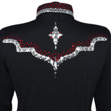 Show Clothes - Red and Silver All Day Jacket (2X) - Lisa Nelle
