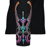Show Clothes - Pink, Orange, Purple and Teal All Day Jacket (4X/5X) - Lisa Nelle