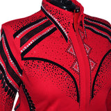 Show Clothes - Red and Black All Day Jacket (4X) - Lisa Nelle