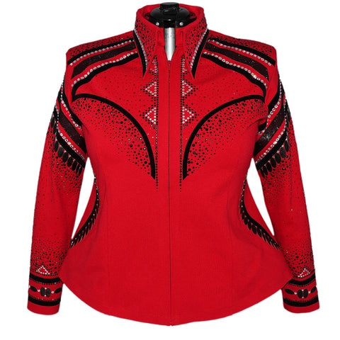 Red and Black All Day Jacket (4X)