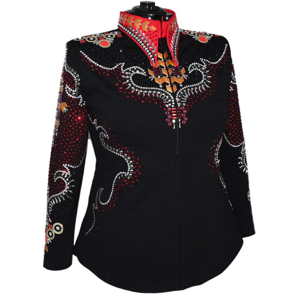 Red, Gold and Purple Showmanship Jacket (3X/4X)