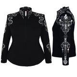 Show Clothes - Crystal and Silver All Day Jacket (4X) - Lisa Nelle