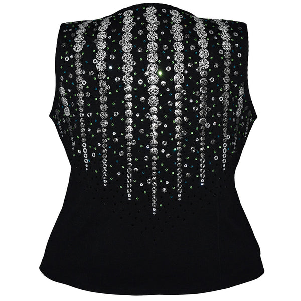 Show Clothes - Cascading Silver Vest (5X) - Lisa Nelle