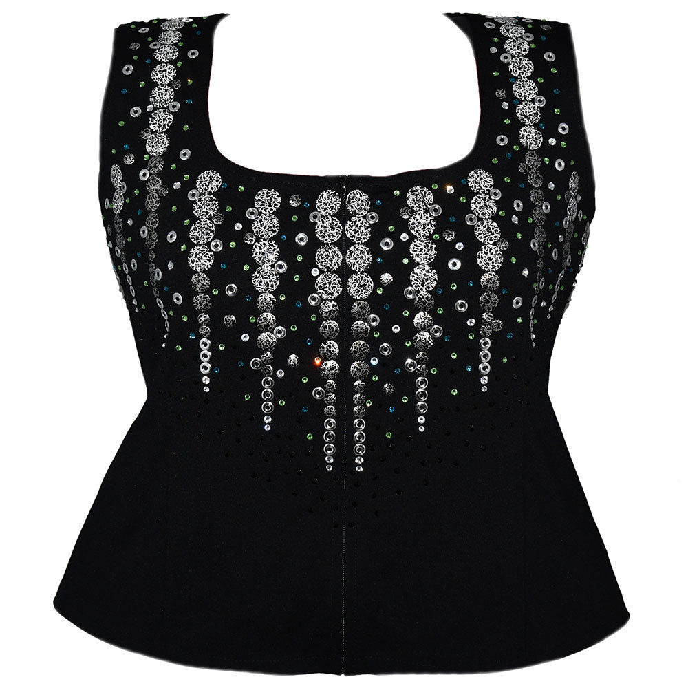 Show Clothes - Cascading Silver Vest (5X) - Lisa Nelle