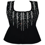 Show Clothes - Cascading Silver Vest (5X) - Lisa Nelle