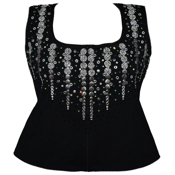 Show Clothes - Cascading Silver Vest (5X) - Lisa Nelle